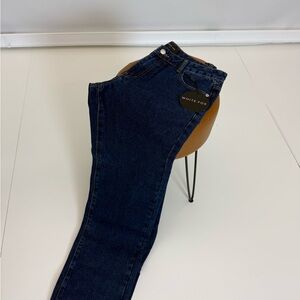 White Fox Boutique Dark Blue Straight Leg Jeans